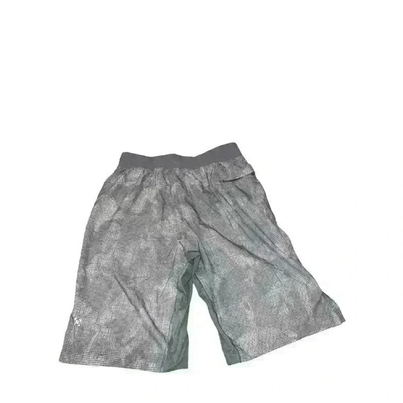 Mens Lululemon Running Shorts Pace Breaker White Gray Workout Lined Brief Sz Xs - Picture 1 of 6